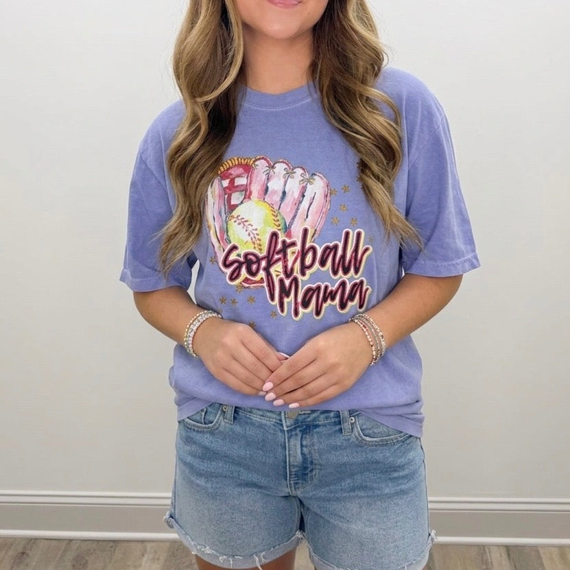 Softball mom tee - shirt