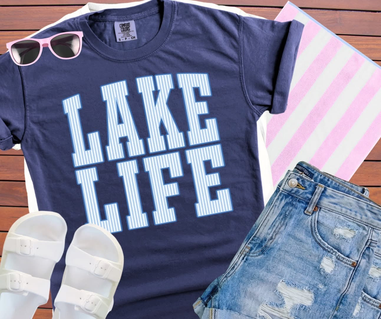 Lake life tee shirt